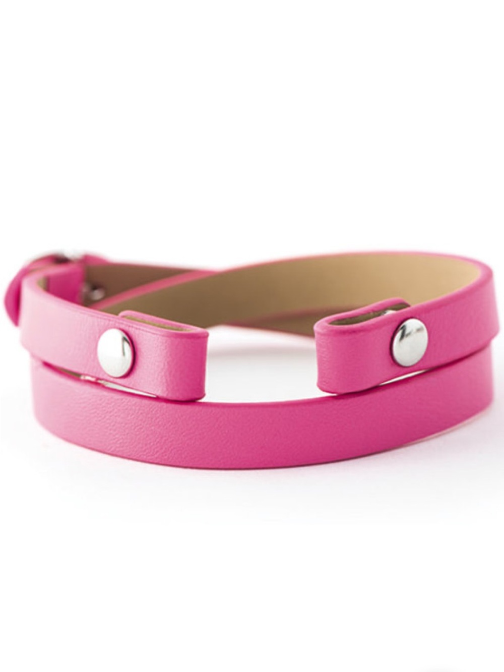 Origami Owl Hot Pink Double Wrap Band